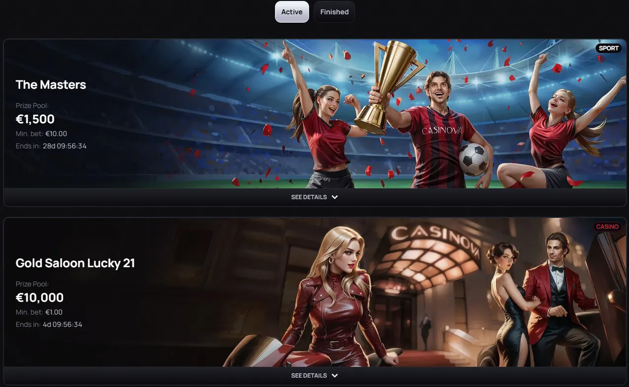 Registrierung bei Casinova Casino Registrierung bei Casinova Casino